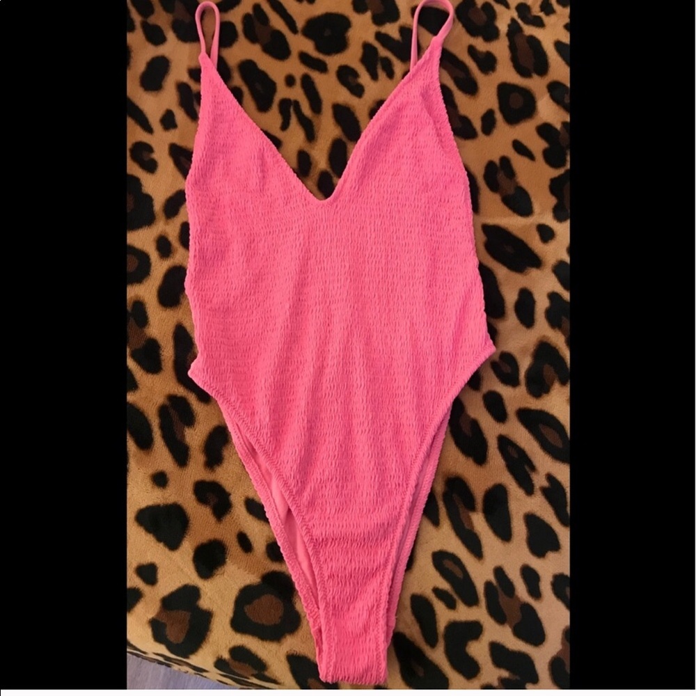 Pink size xs Zara bathing suit / body suit